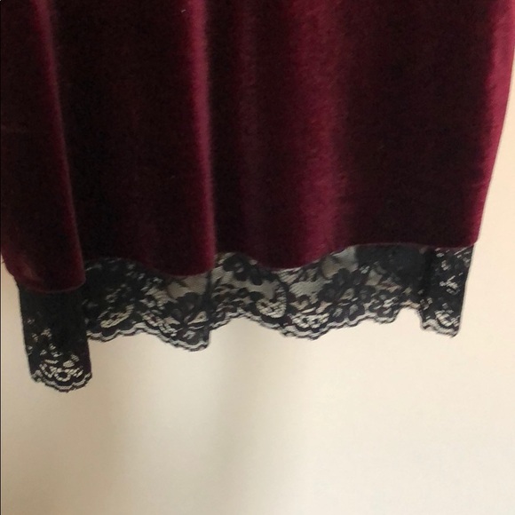 Velvet cami with lace details Zara - Picture 4 of 5